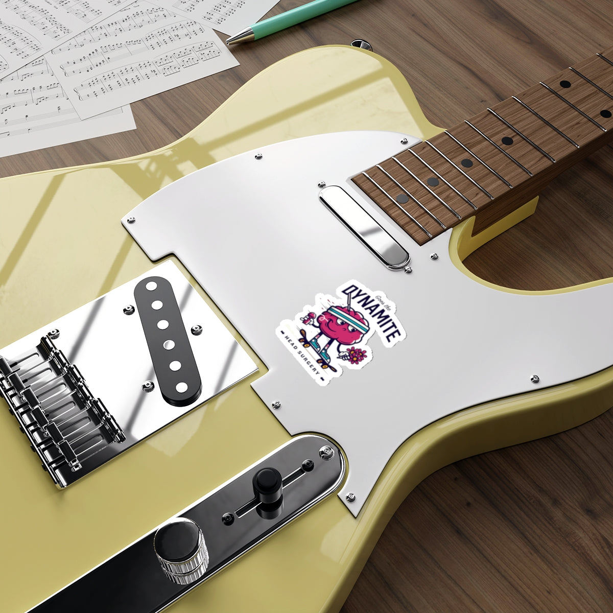 "Brainy" Die-Cut Sticker