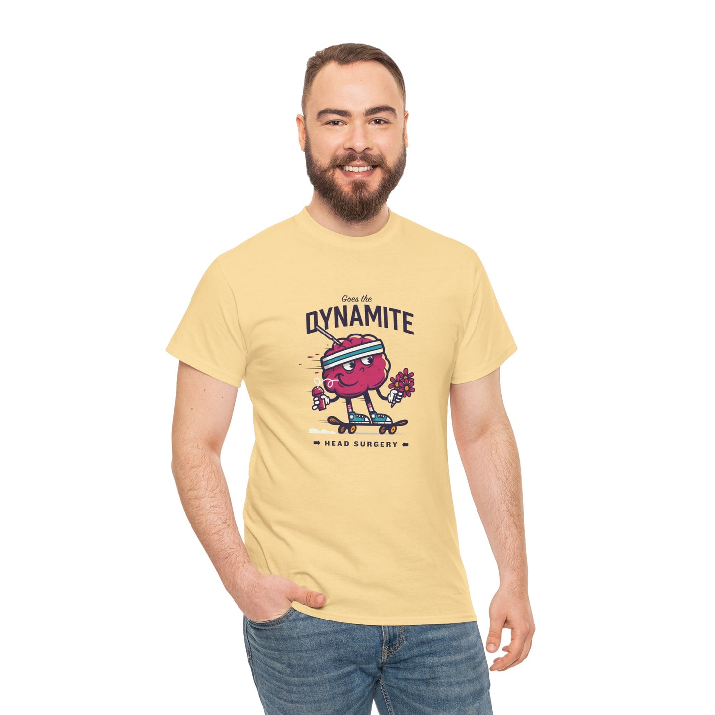 "Brainy" Unisex Heavy Cotton Tee