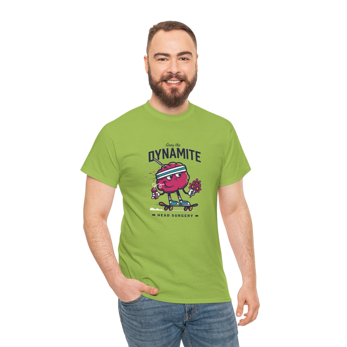 "Brainy" Unisex Heavy Cotton Tee