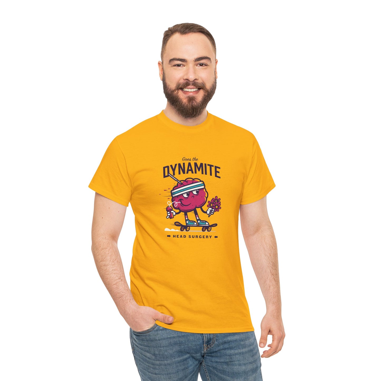 "Brainy" Unisex Heavy Cotton Tee