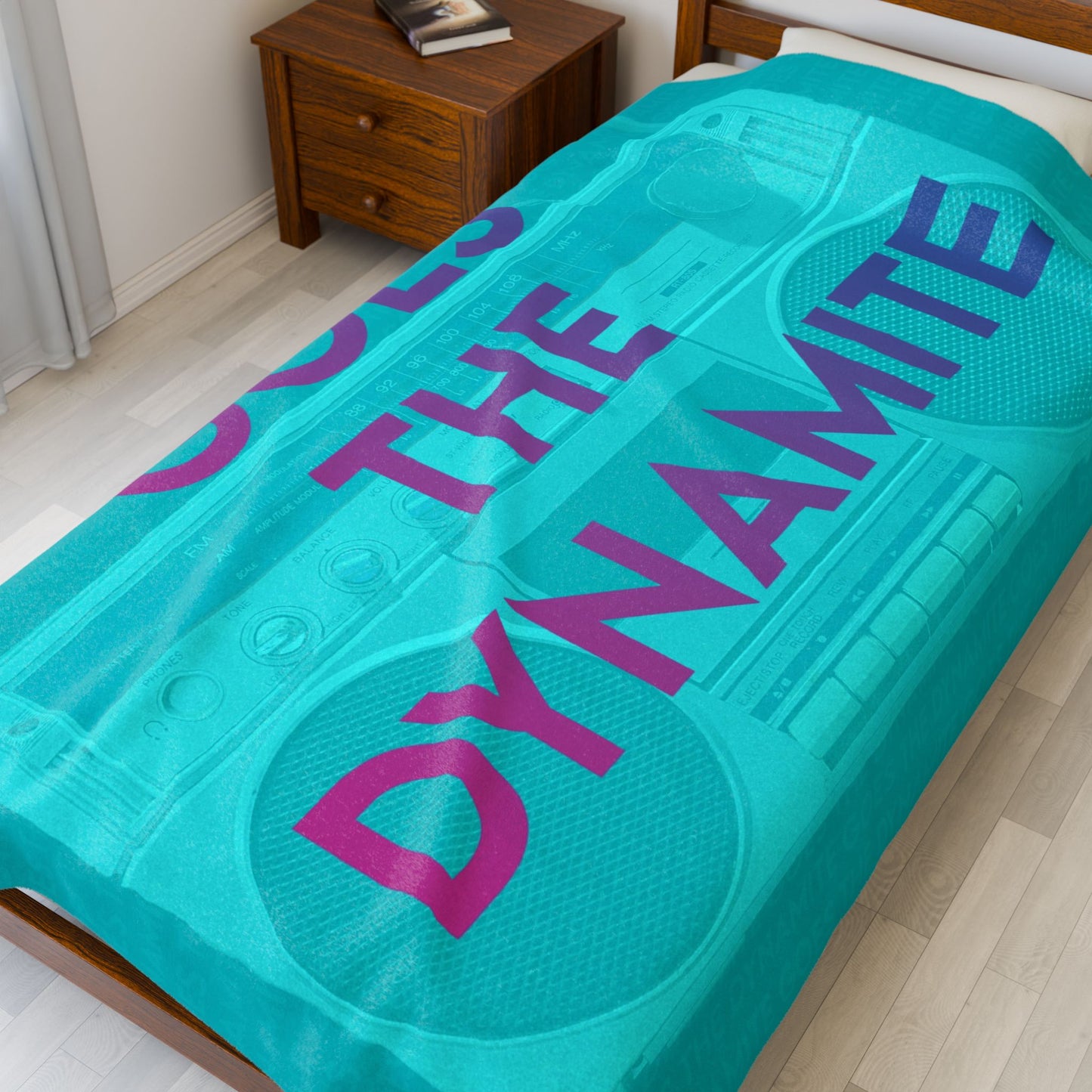 "Logo" Velveteen Plush Blanket