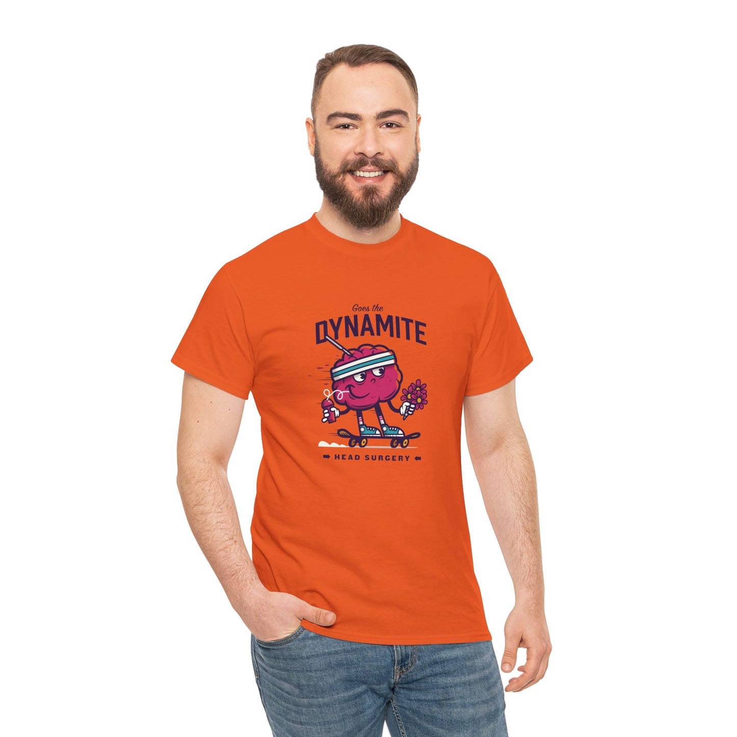 "Brainy" Unisex Heavy Cotton Tee