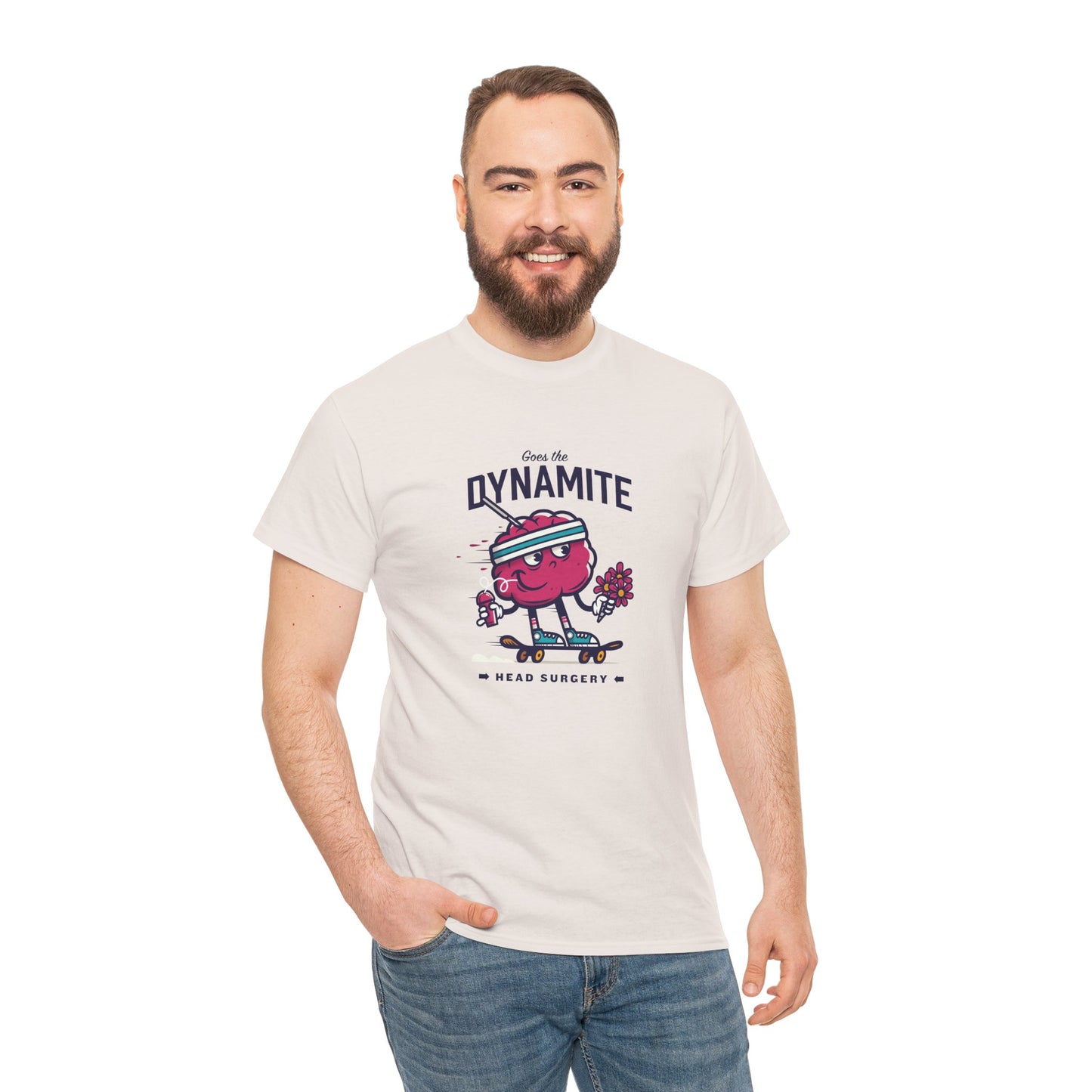 "Brainy" Unisex Heavy Cotton Tee