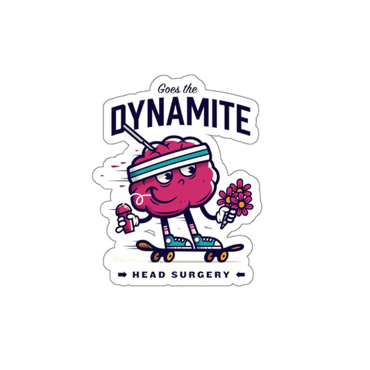 "Brainy" Die-Cut Sticker