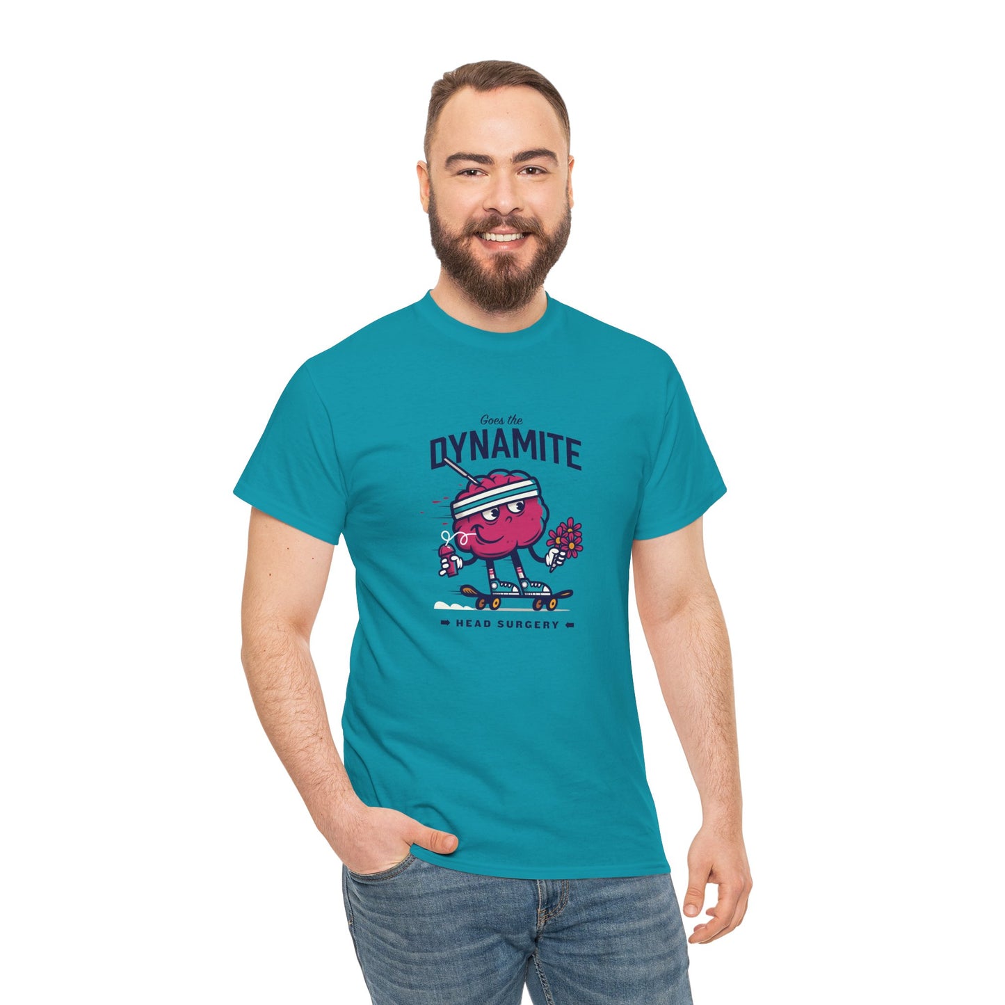"Brainy" Unisex Heavy Cotton Tee
