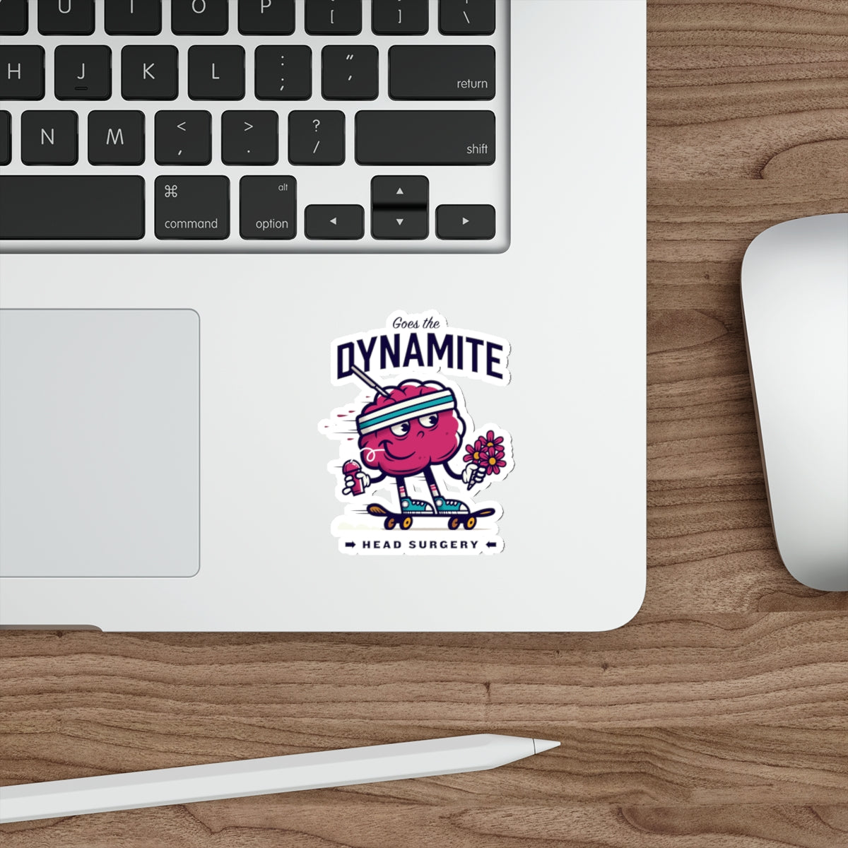 "Brainy" Die-Cut Sticker