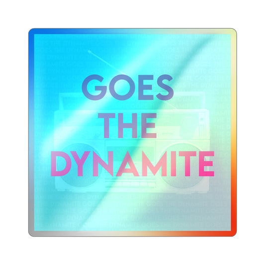 "Logo" Holographic Die-cut Sticker
