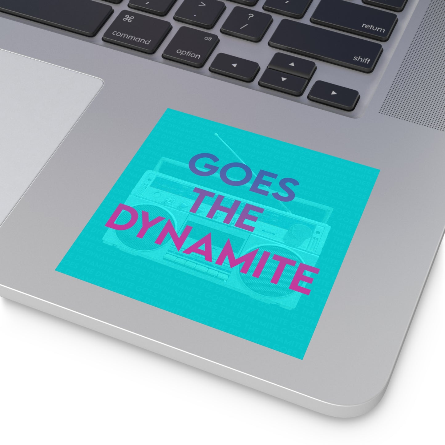 "Logo" Square Sticker, Indoor/Outdoor