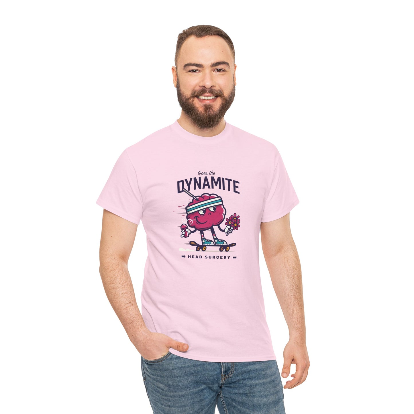 "Brainy" Unisex Heavy Cotton Tee